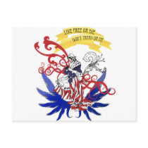Live Free - Independence Day Postcards