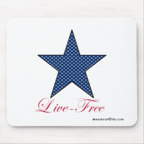 Live Free Mouse Pad mousepads