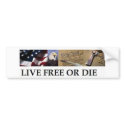 Live Free or Die bumper stickers