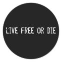 live free or die stickers