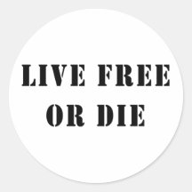 Live Free Or Die Sticker