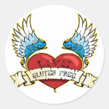 Live Gluten Free Sticker