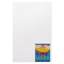 live golden rule stop bullying stationery design