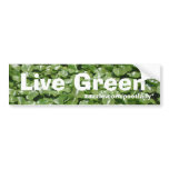Live Green Bumper Sticker