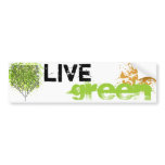 Live Green Bumper Sticker