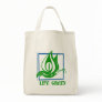 Live Green Butterfly Blue Organic Tote Bag