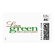 Live Green Conserve postage