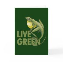 Live Green Eco Greeting Cards