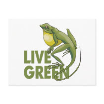 Live Green Eco Postcards