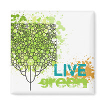 Live Green magnets