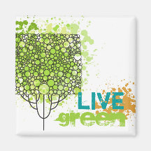 Live Green Magnet