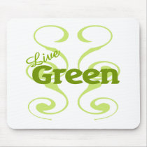 live green mousepads