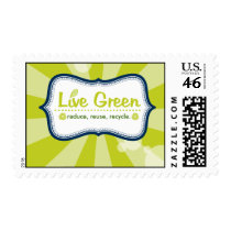 Live Green postage