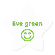 Live Green Pro Environment Eco Friendly Renewable Stickers