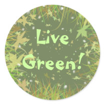 Live Green! stickers by patsarts Live Green! stickers