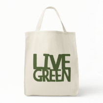 Live Green Tote Tote Bag