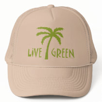 Live Green Tree Hugger hats