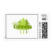 live green trees stamps