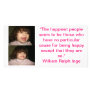Live Happily Photo Card Template
