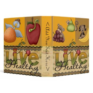 Live Healthy Fruity Binder binder