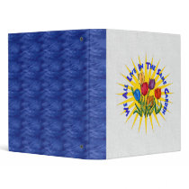 Live In Peace Garden 3 Ring Binder