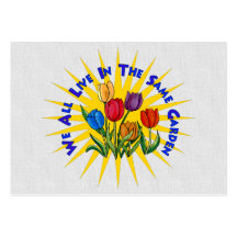 Live In Peace Garden Business Card Template