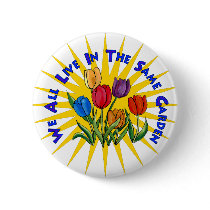 Live In Peace Garden buttons by orsobear Live In Peace Garden buttons