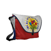 Live In Peace Garden Courier Bags