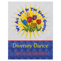 Live In Peace Garden Custom Flyer