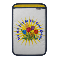 Live In Peace Garden Macbook Air Sleeves