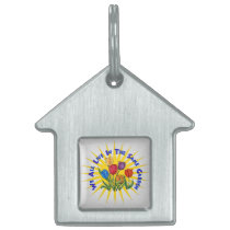 Live In Peace Garden Pet Tags