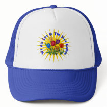 Live In Peace Garden Trucker Hat