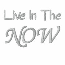 Live In The Now Embroidered Fleece Jogger Jacket embroidered shirts