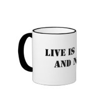 Live is here and now mugs by sattva_art Live is here and now mugs