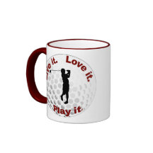 Live it. Love it. Play it. Coffee Mugs