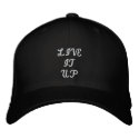 LIVE IT UP embroidered hats by restoredwear LIVE IT UP embroidered hats