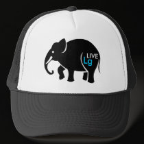 Live Large Graphic Cap hats