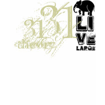 Live Large Graphic Tee t-shirts by 3131theory Live Large Graphic Tee t-shirts