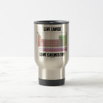Live Large Love Chemistry Periodic Table Elements Coffee Mugs