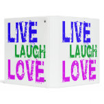 Live Laugh Love Binder