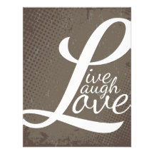 LIVE LAUGH LOVE CUSTOM INVITATION