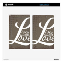 LIVE LAUGH LOVE DECALS FOR KINDLE FIRE
