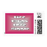 Live laugh love giggle stamps and cards
