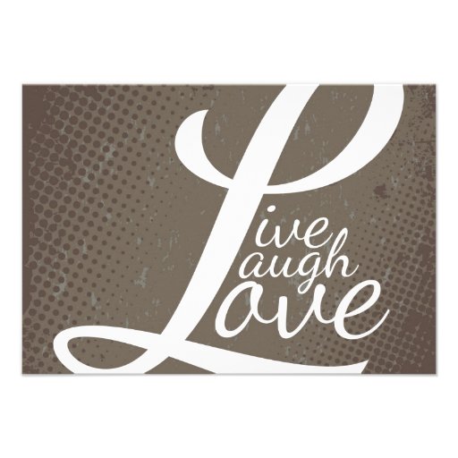 LIVE LAUGH LOVE INVITE