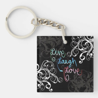Custom Live Laugh Love Keychains | Live Laugh Love Key Chain Designs