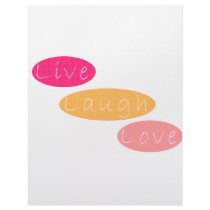 Live Laugh Love Letterhead