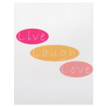Live Laugh Love Letterhead