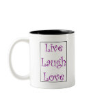 Live Laugh Love Mug mugs