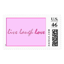 Live Laugh Love Postage Stamps