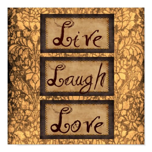 Live Laugh Love Print print